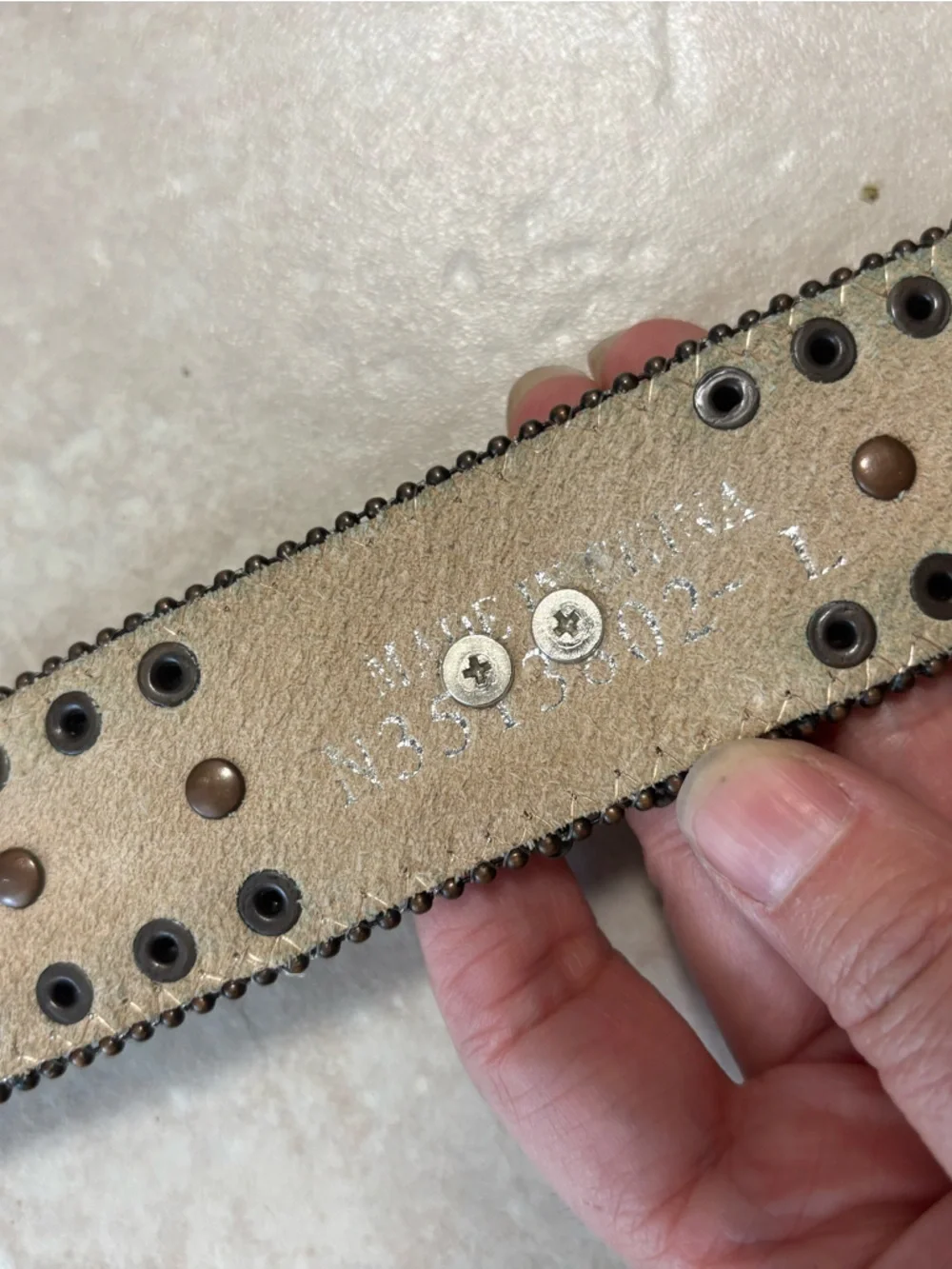 Blazin Roxx  Brown Leopard Print Rhinestone Embellished Women's Belt size L